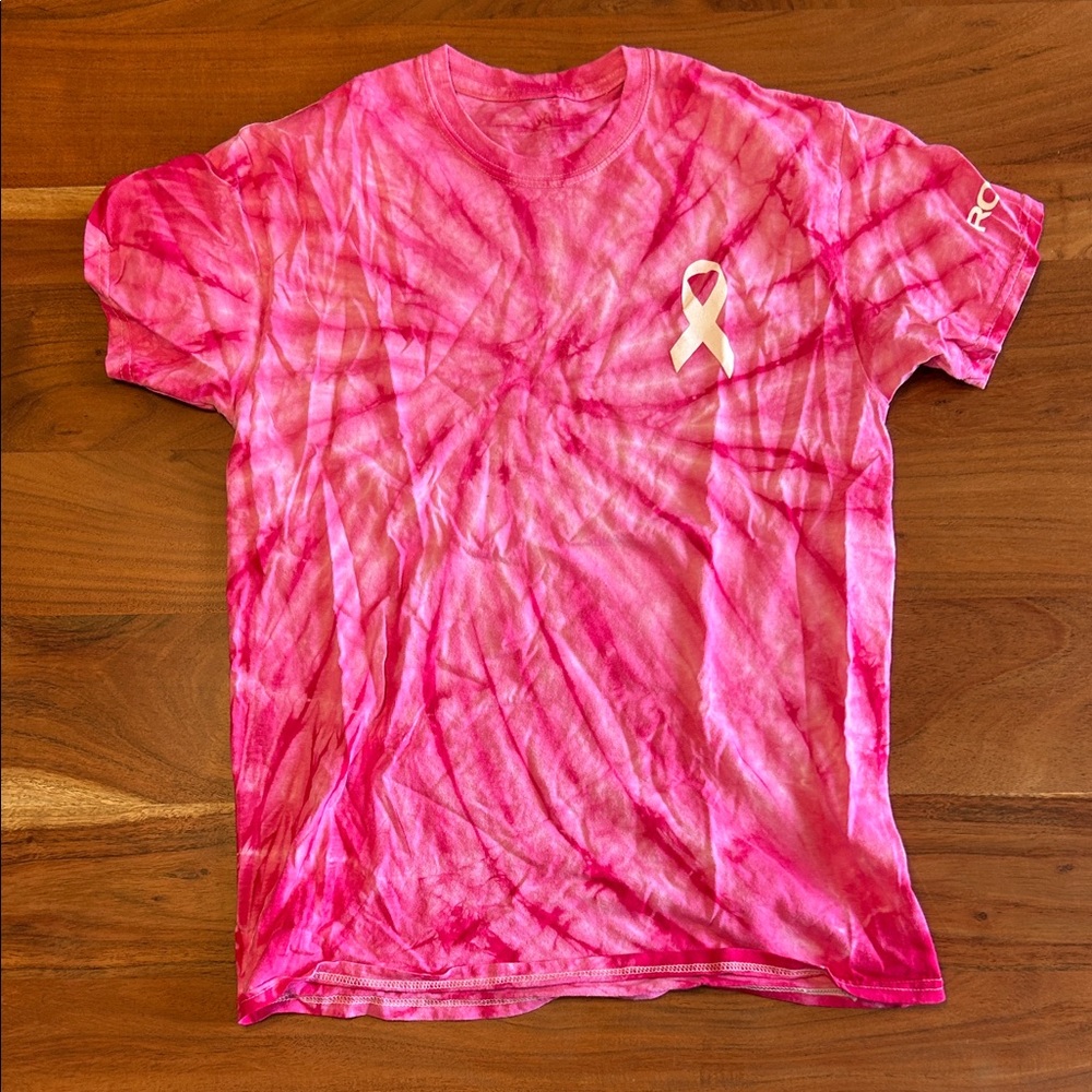 Rogue Pink Tie-Dye Shirt with Ribbon